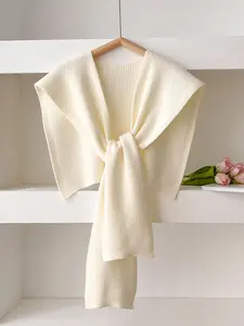 Solid Color Scarf, Casual Versatile Shawl for Women & Girls, Fashion Accessories for Daily Wear, Trendy All-match & Exquisite Scarf for Birthday Gift, Tignon Scarf