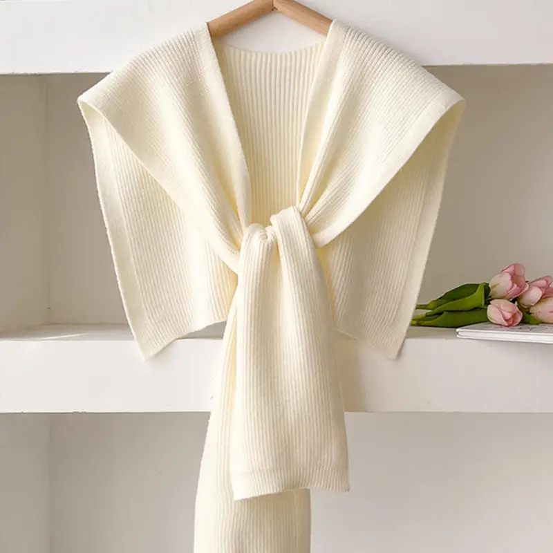 Solid Color Scarf, Casual Versatile Shawl for Women & Girls, Fashion Accessories for Daily Wear, Trendy All-match & Exquisite Scarf for Birthday Gift, Tignon Scarf, Wrap