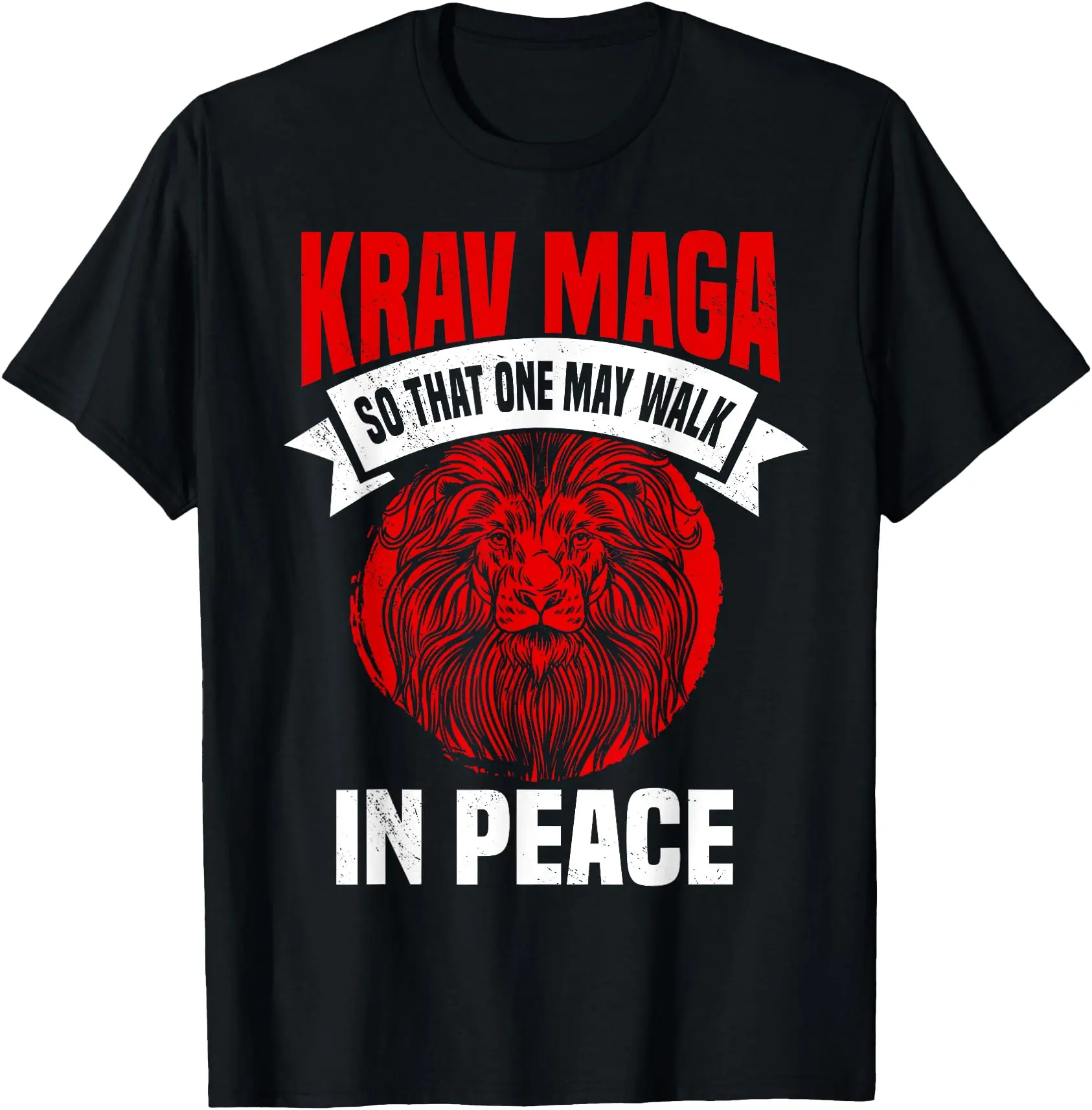 Krav Maga Mixed Martial Arts Self Defense Contact Combat Happy Unisex T-Shirt Cotton Menswear Man Classic