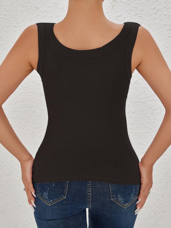 FZ 1 /2/3/4PCS EssElegance Ribbed Workout Tank Tops for Women with Built in Bra Tight Racerback Scoop Sports Tank Neck Athletic Top for Summer And All Seasons