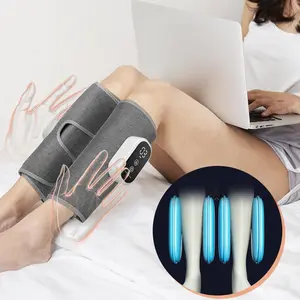 3-Mode Leg Massager, Lymphatic Drainage Machine, Air Compression Leg Massage Tool with 3 Intensities & 15-Min Timer, Adjustable Vibration Intensity Effective Relief for Leg Fatigue