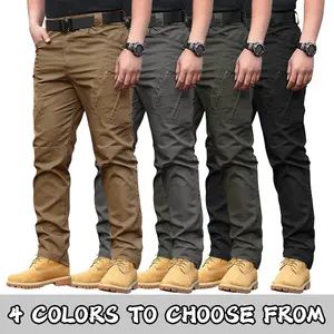 Men’s Summer Practical Tactical Pants – Water-Resistant, Tear-Resistant Cargo Style, Suitable for Hiking/Work/Streetwear