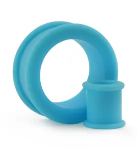 Light Blue Silicone Tunnels Light Blue Silicone Tunnels