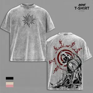 Kurama - NRT Anime Graphic Tee Vintage Washed Shirt Unisex Streetwear Kurama Nine Tails Fox Anime Shirt Naruto Kurama Tee Kyuubi Fox Anime Clothing Gift for Anime Lovers Fan