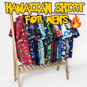 Cute Cartoon Graphic Hawaiian Shirt – Anime Fan Casual Shirt, Fun Gift Idea, Perfect Gift for Him