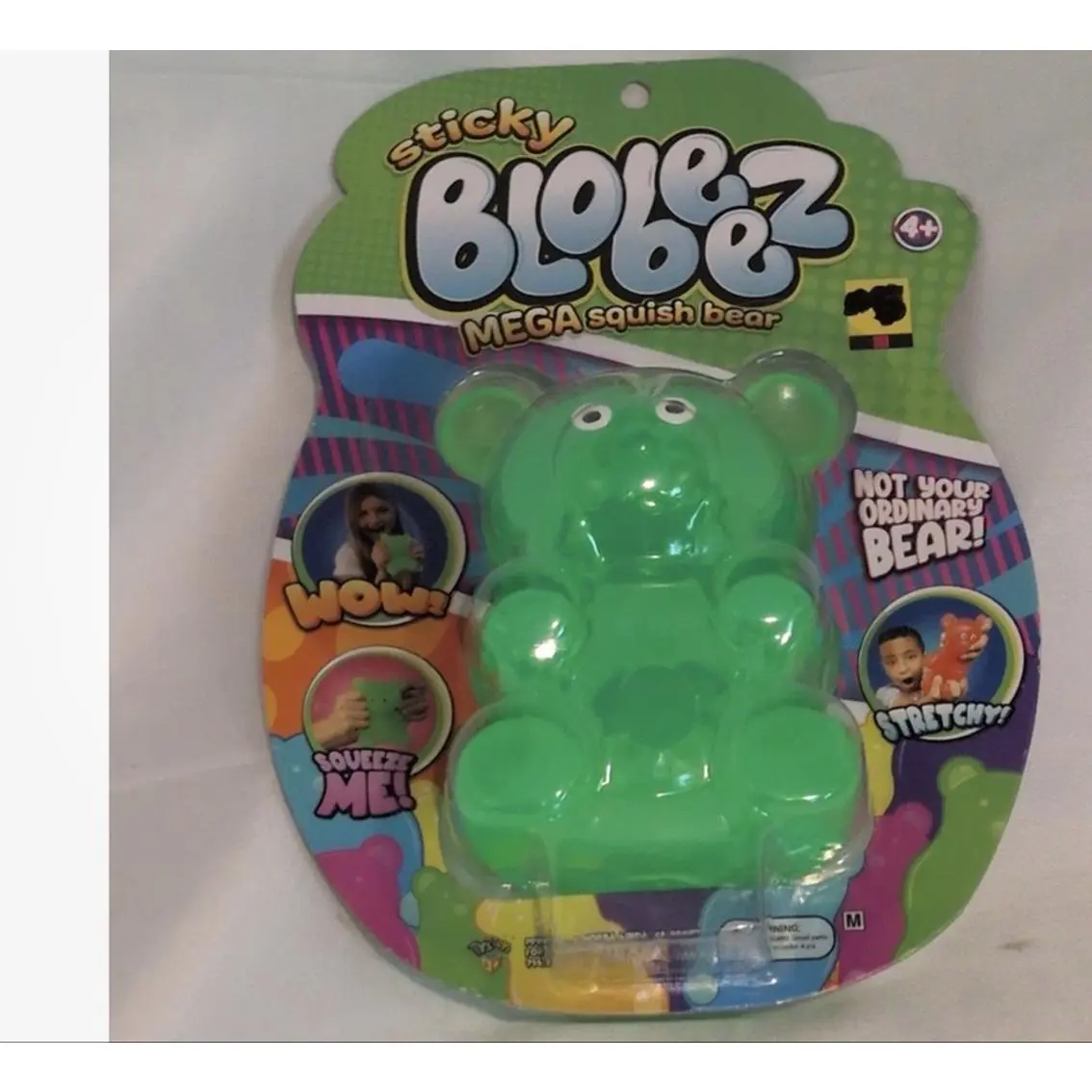 Sticky BLOBEZ Mega Squish Bear - green Not Your Ordinary - Fun Toy for Kids