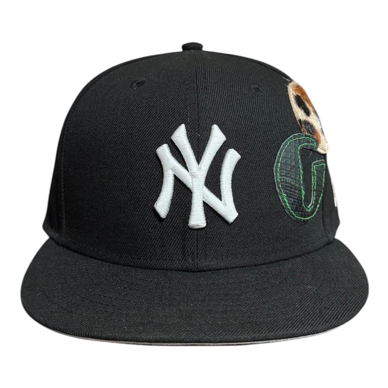 Gallery Dept New Era New York Yankees 59Fifty Fitted Hat Black (4 G Patch Custom)