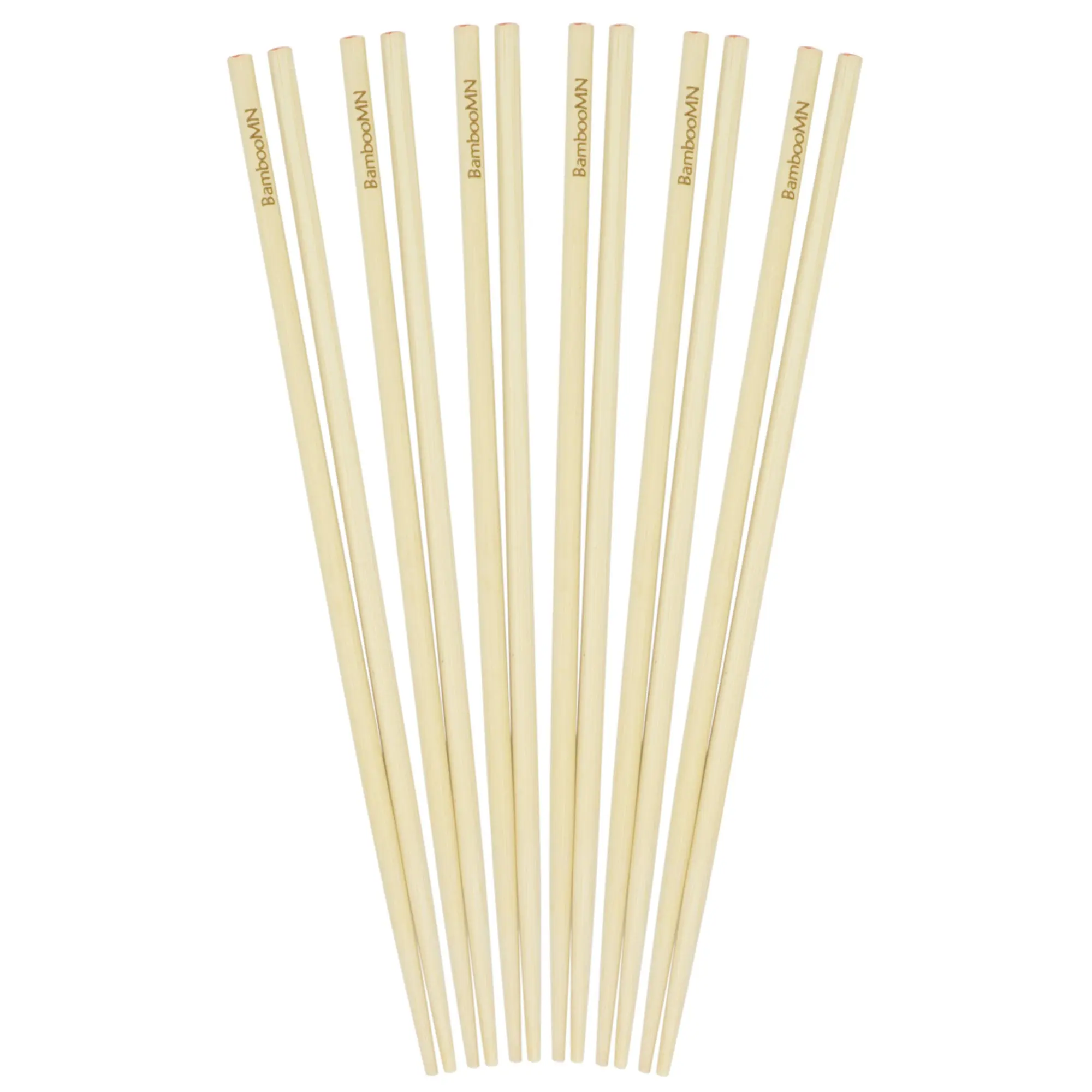 10" Red Dot Bamboo Chopsticks