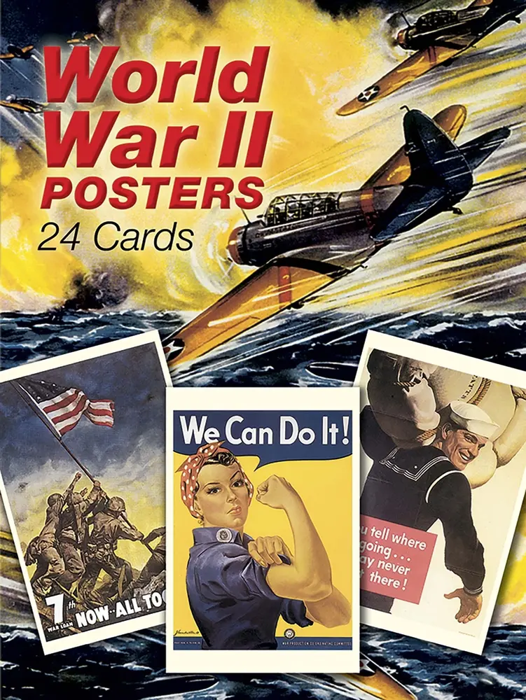 USED-World War II Posters: 24 Cards (Paperback)
