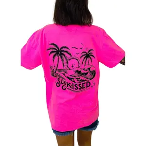 Stitched Smile - "Sunkissed" Short Sleeve Graphic Tee (Reg/Plus)