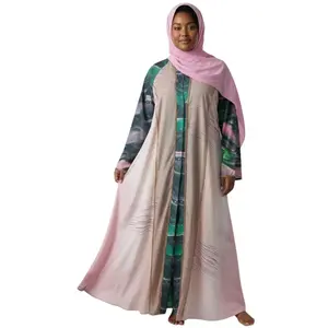 Mayura Printed Opened Abaya with Long Sleeves Elegant Design for Women Comfortable Daily Wear Outfit Suitable for Outings