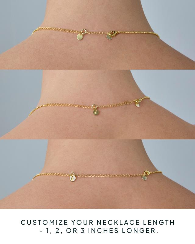 PAVOI Necklace Chain Extenders Pack for Women - 14K Gold Plated Set of Three Gold Jewelry Extenders for Bracelets, Necklace and Anklets Extension with Spring Ring Clasp - 1, 2, 3 Inch