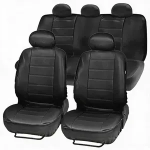 Global Fit PU Leather Car Seat Cover Set – Select Protection for 5-Seater Vehicles – Durable, Easy-Clean Interior Accessory – Fits Most Cars and SUVs