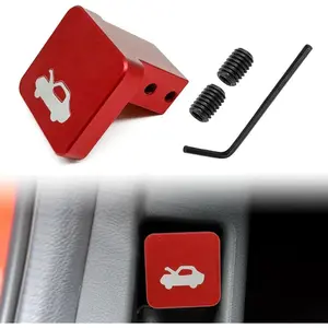 Hood Latch Handle Cable Alloy Repair Kit For Civic 1966-2011,CR-V 1997-2006,Element 2003-2011, Red