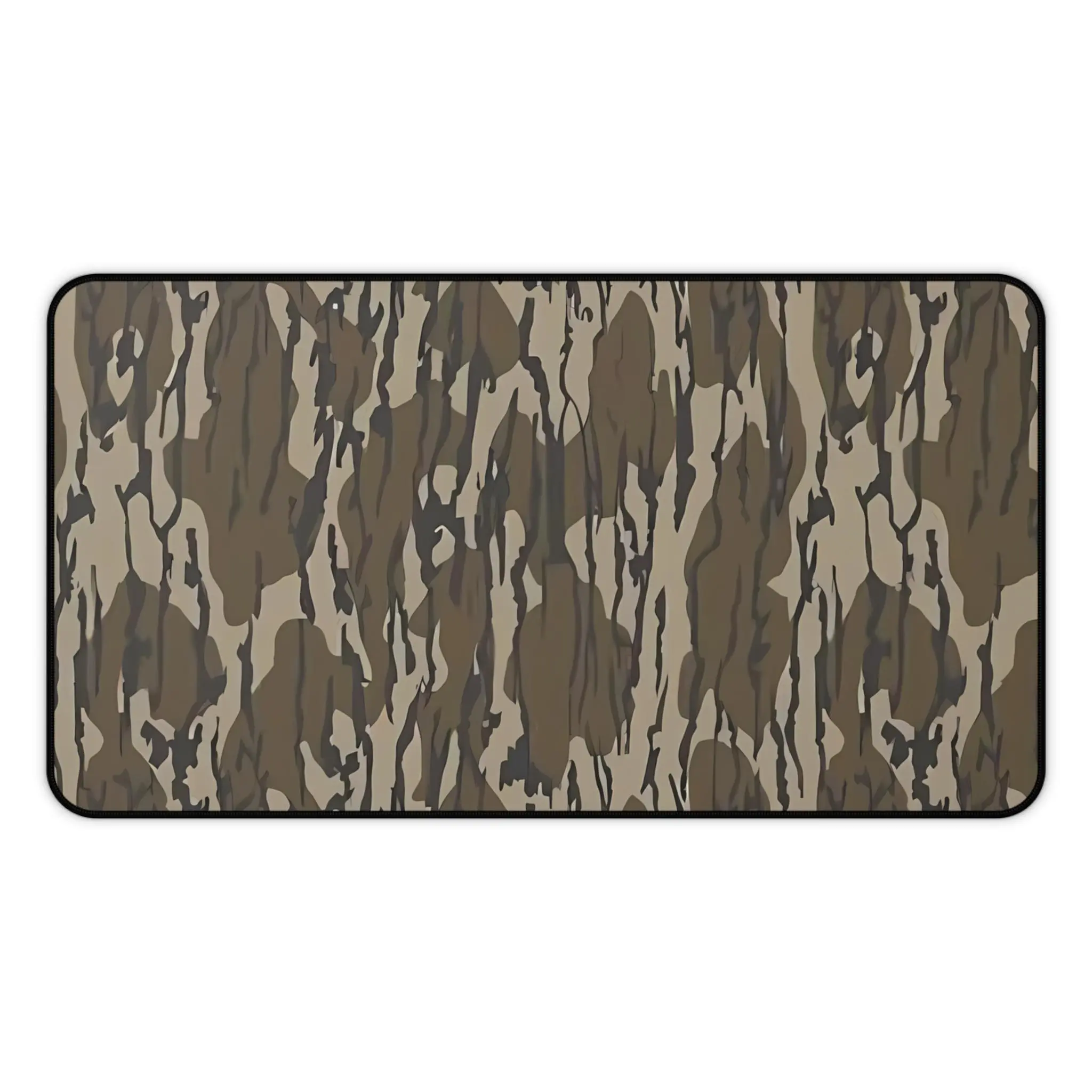 Large Camouflage Desk Mat for Office & Gaming | Extended Mouse Pad Anti-Slip Surface Camo Mossy Oak ver 4