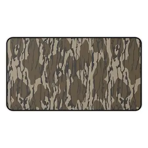 Large Camouflage Desk Mat for Office & Gaming | Extended Mouse Pad Anti-Slip Surface Camo Mossy Oak ver 4