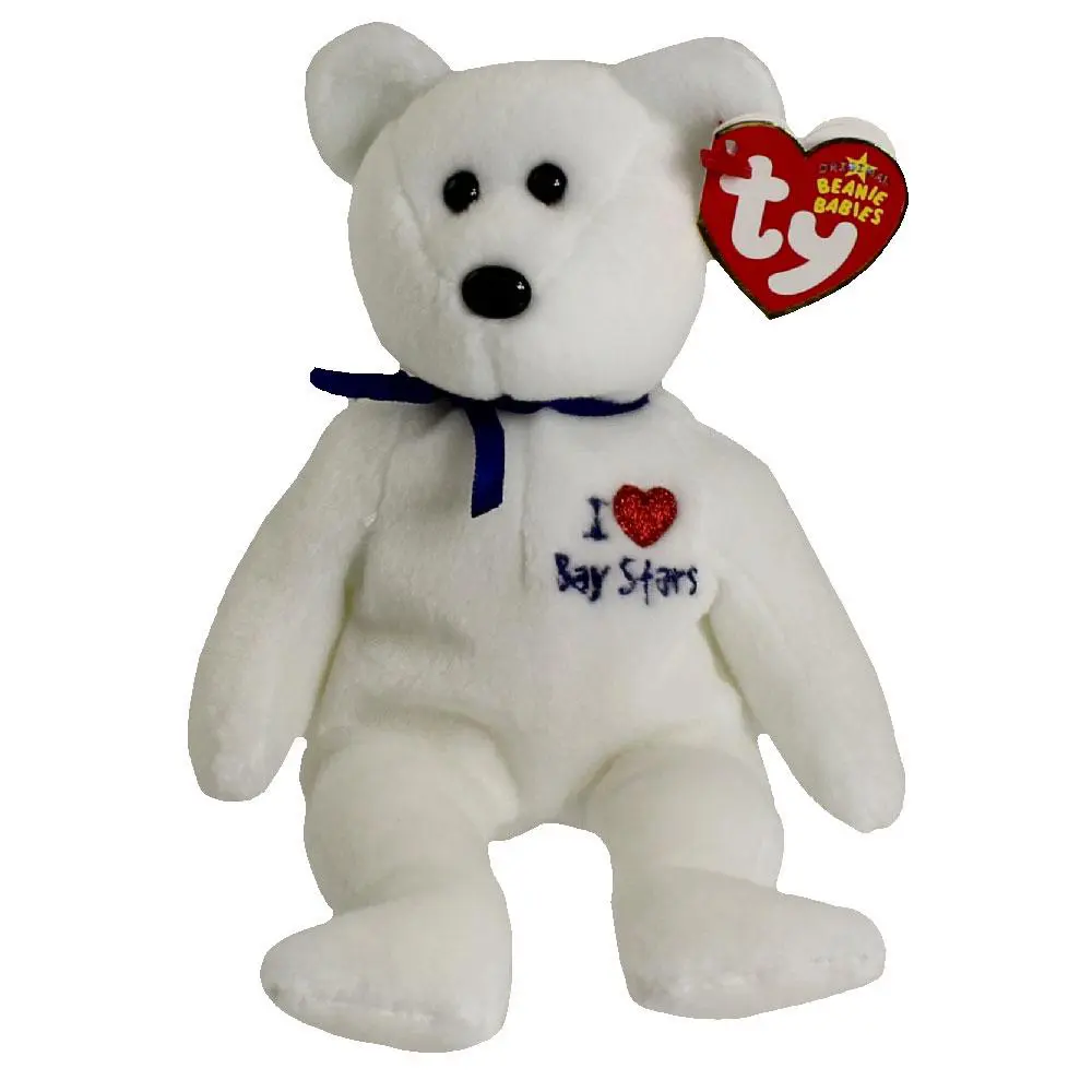 TY Beanie Baby - BAYSTARS the Bear (Japan Exclusive) (8.5 inch) (1992) - MWMTs