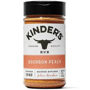 Kinder's Bourbon Peach Premium Rub and Seasoning, 9 oz.