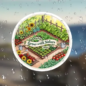 Natural Coexistence Stickers for Cars Laptops Fridges Suitcases Plastic Surfaces, Eco-Friendly Adhesive Decals, Versatile Home Decor