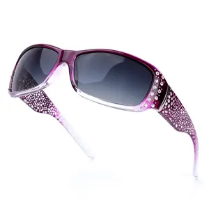 【Bling Rhinestone Sunglasses】Polarized Sunglasses for Women, Rhinestone Women Sunglasses UV400 Protection for Driving/Fishing/Shopping