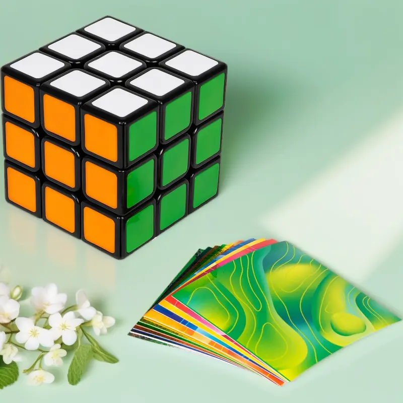 Orignal 3x3 With Stickers Set New