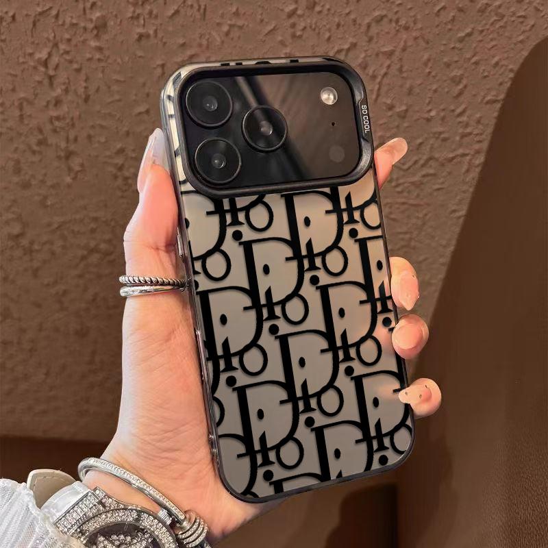 Sleek Modern Letter Pattern  Phone Case Durable Hard Acrylic Back Case With An Anti-Yellowing Coating, Made From High-Quality Designed For Reliable Drop Protection For Your Phone For iPhone 17.16.15.14.13.12.11.X.XS.XSMAX.XR.8.7