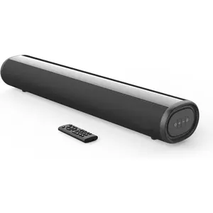Sound Bar for TV, BT 5.0 Soundbar, 50 Watt 16 Inch Soundbars for  Audio, Gaming, Projectors, TV Speakers Supports HDMI ARC/Optical/RCA/USB/AUX in and Sub Out Connection, Wall Mountable