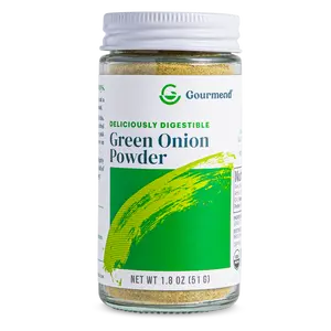Gourmend Foods Green Onion Powder – Low FODMAP, Filler Free, Gluten Free, 100% Natural, No Corn Starch, Maltodextrin, "Flavors" or Other Fillers