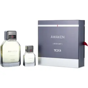 Tumi Awaken Set- Eau De Parfum Spray 6.8 Oz & Eau De Parfum Spray 1 Oz For Men
