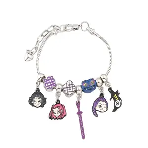 Christmas Gift Korean Pop Music Demon Hunter Style Bracelet Cute Anime Jewelry Daughter Gift, Suitable for Children and Adults Fashion Accessories girl tiktokshopblackfriday