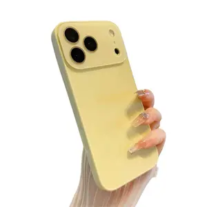 Ultra Clear Crystal Phone Cover, Premium TPU+PC Composite Material, Delicate Silky Touch, Slim Bare Hand Feeling for iPhone 17/16/15/14/13 Pro Max