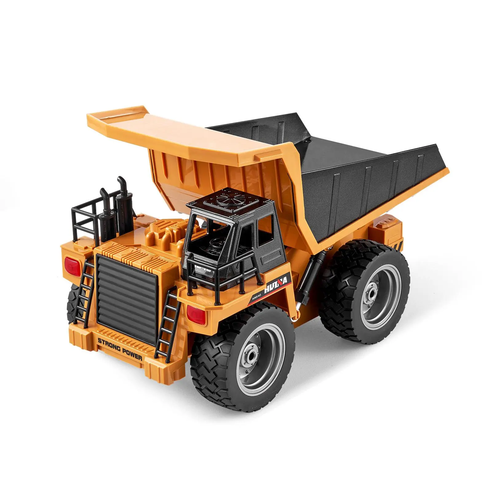 【SummerFinds】VEVOR RC Dump Truck Toy, 9-Channel 1:18 Scale, Remote Control Dump Truck RC Construction Vehicle Truck Toy with Metal Bed & Light, 2 Rechargeable Batteries for Toddlers Kids Boys and Girls Age 8+