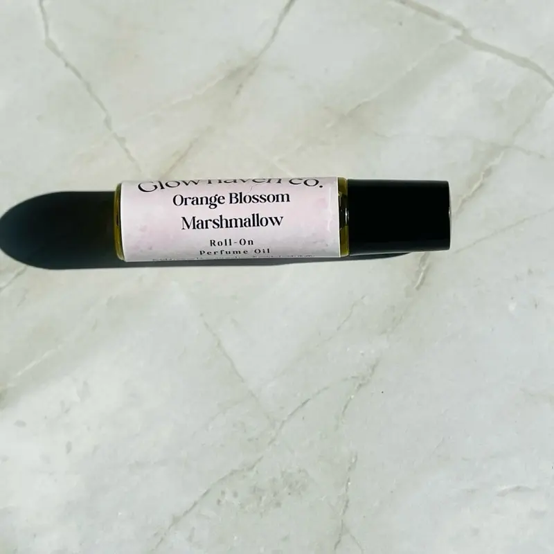 Orange Blossom Marshmallow 10 ml Roll- On Perfume Oil | Long Lasting Sweet Floral Scent