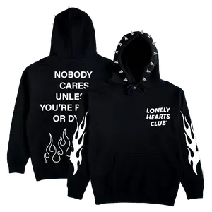 Nobody Cares Spiked Hoodie