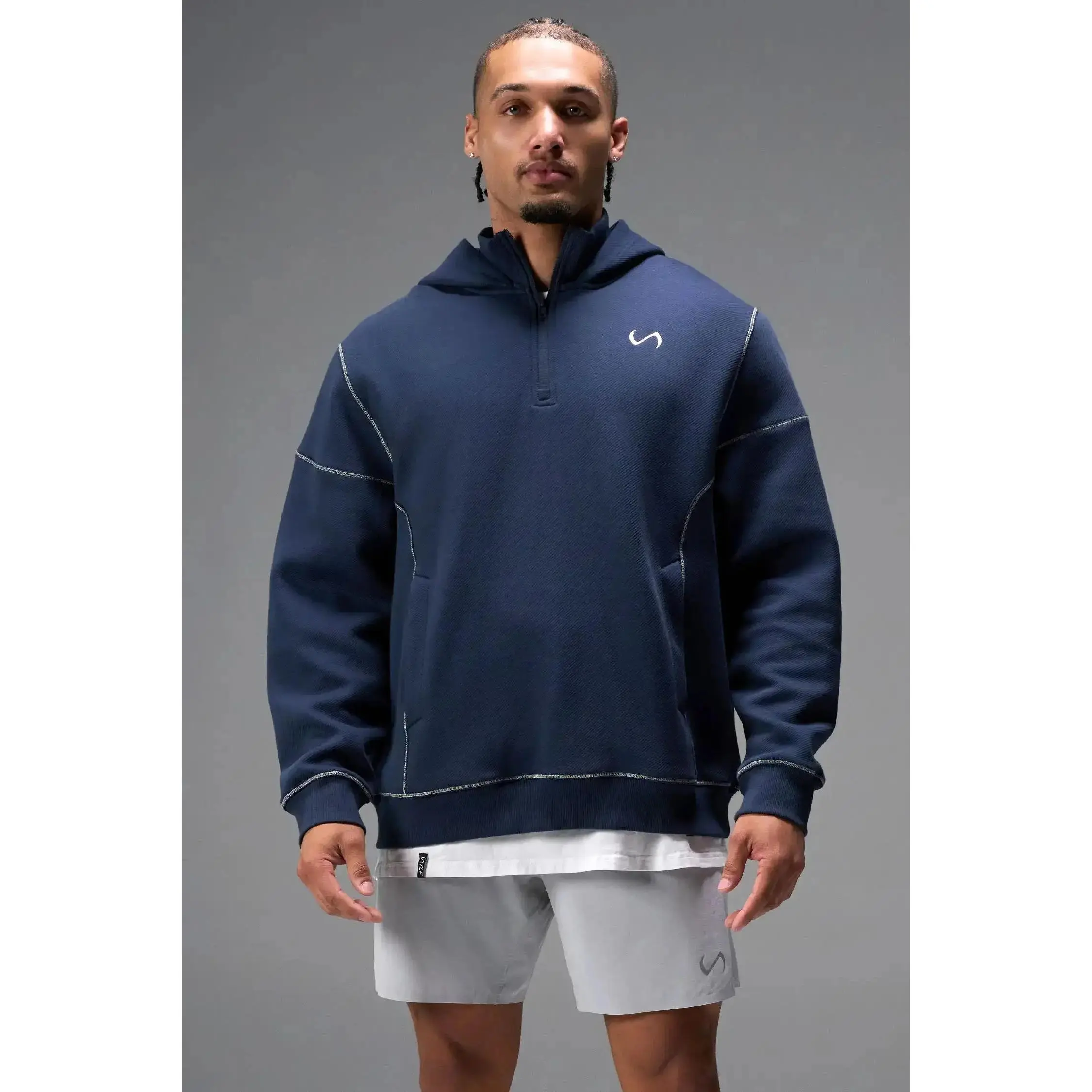 GTS Twill Tech Quarter-Zip Hoodie
