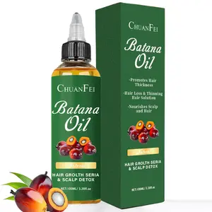 Natural Batana Hair Oil, Hair Strengthening Oil, Thicker Stronger Hair, Moisturizing Hair Care Product for Men & Women, Scalp Care Oil