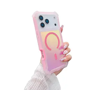 Slim Lightweight Chameleon Gradient Space Magnetic Case for