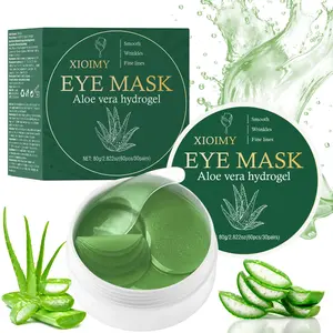120pcs Natural Aloe Vera Moisturizing Eye Mask, Minimize Dark Circles, Reduce Wrinkles/fine Lines, Smooth & Hydrated Eyelid Skin