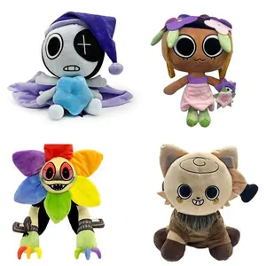 Cute Dandy'S World Gourdy Plush Doll Character Horror Game Soft Bone Sunflower Soft Stuffed Ornament for Birthday Xmas Gift