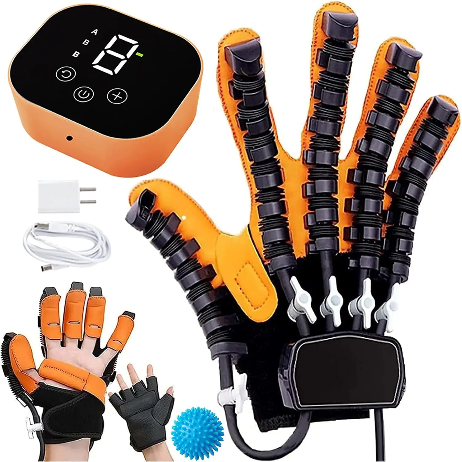 Rehabilitation Robot Gloves, Healthcare Arm, Hand & Finger Supports for Cerebral Palsy & Stroke Patient Function Training & Rehab Recovery Exercise Equipment