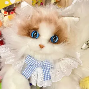 Peekaboo Realistic Ragdoll Cat Backpack Bag Bionic Kitten Mini Toy Children's Small Pet Girl Christmas Gift