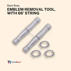 Pro Emblem Removal Tool with 66' String - Professional Car Wrap Kit for Vinyl Film Installation