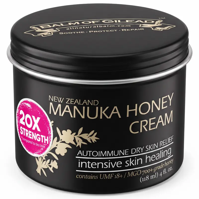 Balm Of Gilead Manuka Honey Eczema Cream for Sensitive Skin Adults