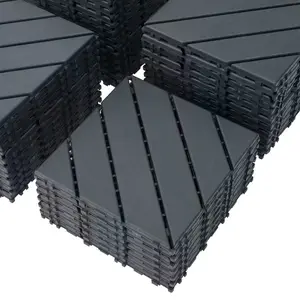Interlocking Deck Tiles, 44 PCS Outdoor Patio Flooring, 12"x12" Interlocking Decking Tile Outdoor All Weather Use, Waterproof Patio Pavers for Pool Balcony Backyard Porch foam marble wpc frameless shower door Reinforced Garage Screen Tempered Glass