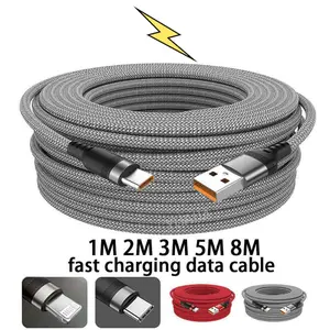 USB TYPE C Fast Charge Cable Android Micro USB line USB to LIGHTNING Extend Charging Cable for iPhone 14 Xiaomi OnePlus Samsung