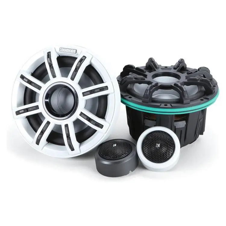 Kicker 6.5" Marine Component Speakers with RGBW LED lighting 51MSS65 (pair)