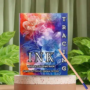 Easy-To-Use Creative Tracing Book, Doodle Books, Includes Various Unique Patterns, Suitable for Adults and Teens, Portable Size, Perfect Gift