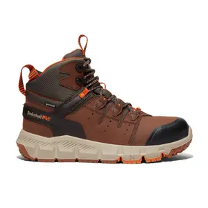 Timberland Pro Mens Tempe 6 Inch Waterproof Alloy Toe  Work/Duty - Brown