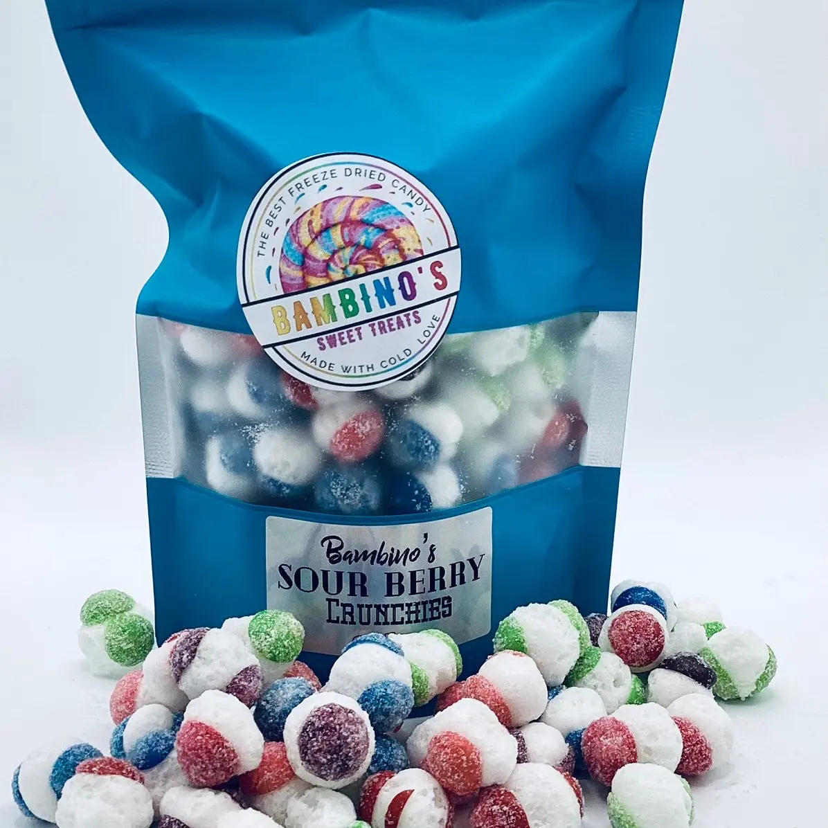 SOUR Berry Crunchies freeze dried 6oz SOUR Berry Crunchies freeze dried 6oz