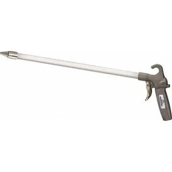 Guardair Whisper Jet Pistol Grip Blow Gun - 120 Max psi, 1/4 NPT, 72" Aluminum Tube, 80LJ072AA, None